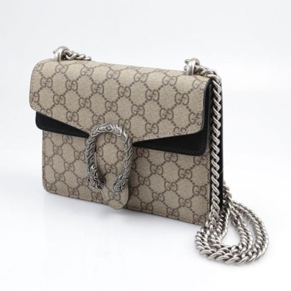 Gucci GG Supreme Mini Shoulder Bag Dionysus Chain - Picture 1 of 6